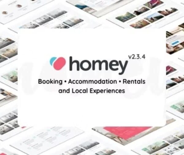 Homey Theme - Booking and Rentals WordPress Theme 2.4.7