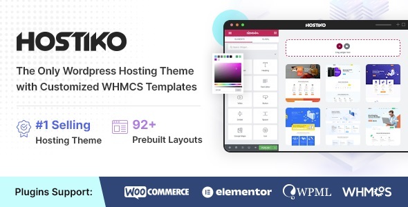 Hostiko Theme - Hosting WordPress & WHMCS 2.0 94.3.8