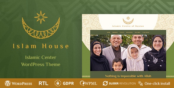 Islam House Theme - Mosque and Religion WordPress Theme 1.1.7