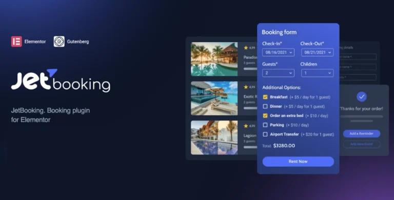 JetBooking For Elementor 4.0.0