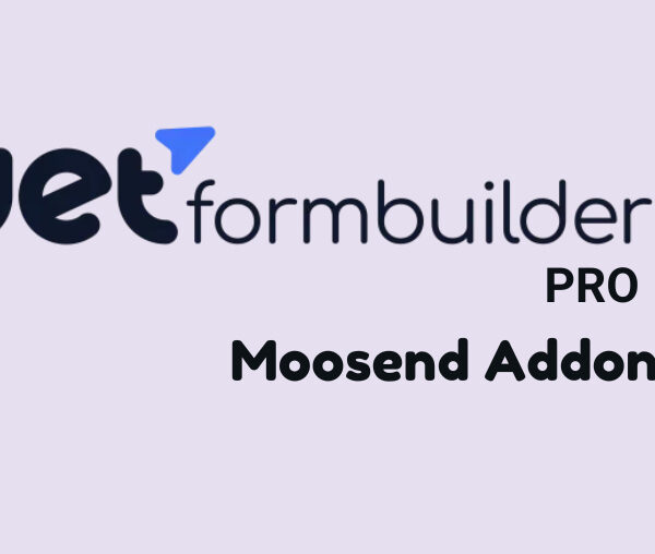 JetFormBuilder Pro Moosend Addon 1.0.3