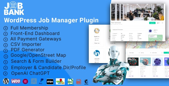 JobBank - WordPress Job manager plugin 1.2.3