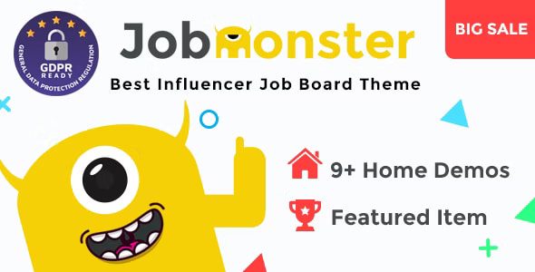 Jobmonster - Job Board WordPress Theme 4.8.3.1