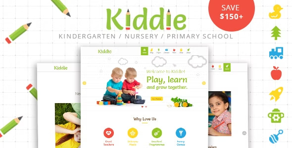 Kiddie Theme - Kindergarten WordPress Theme 4.1.16