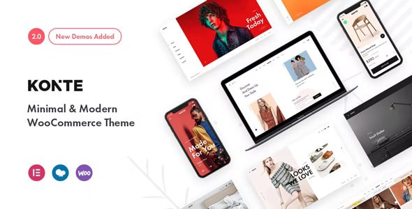 Konte Theme - Minimal & Modern WooCommerce WordPress Theme 2.4.9