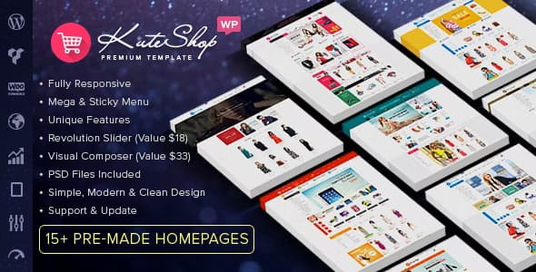KuteShop Theme - Fashion, Electronics & Marketplace Elementor WooCommerce Theme (RTL Supported) 4.2.9