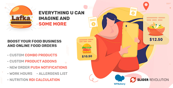 Lafka Theme - Multi Store Burger - Pizza & Food Delivery WooCommerce Theme 4.5.4