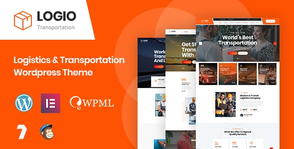 Logio Theme - Logistics & Transportation WordPress Theme v6