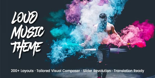 Loud Theme - A Modern WordPress Theme for the Music Industry 2.4.6