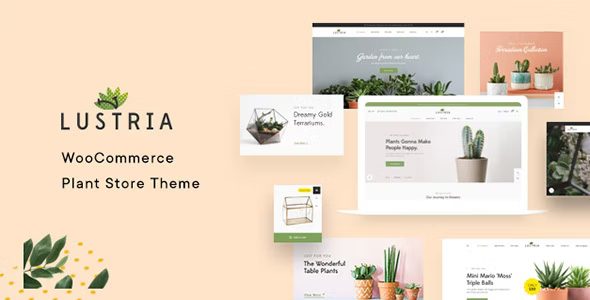 Lustria - MultiPurpose Plant Store WordPress Theme 4.5