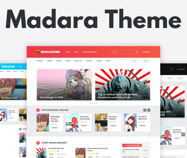 Madara Theme – WordPress Theme for Manga 2.2.7.1
