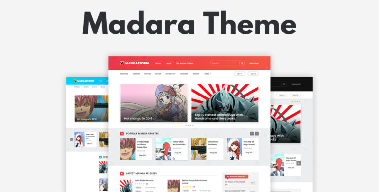 Madara Theme – WordPress Theme for Manga 2.2.7.1