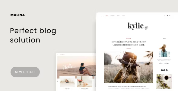 Malina Theme - Personal WordPress Blog Theme 2.4.1