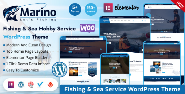 Marino Theme - Fishing & Sea Hobby WordPress Theme 1.1.7