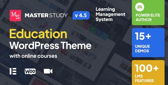 Masterstudy Theme - Education WordPress Theme 4.8.135