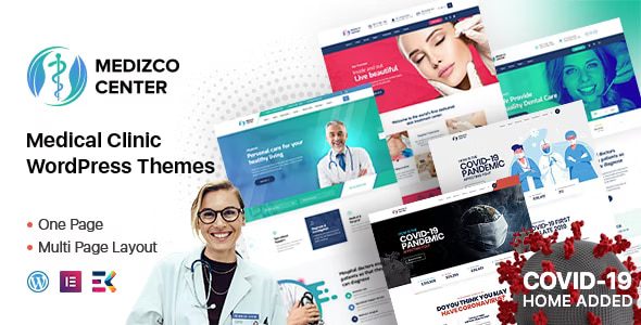 Medizco - Medical Health & Dental Care Clinic WordPress Theme 3.7.1
