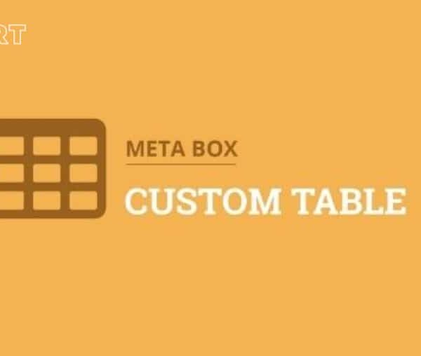 Meta Box Custom Table Addon 2.3.0