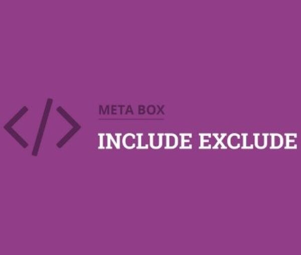 Meta Box Include Exclude Addon 1.1.1