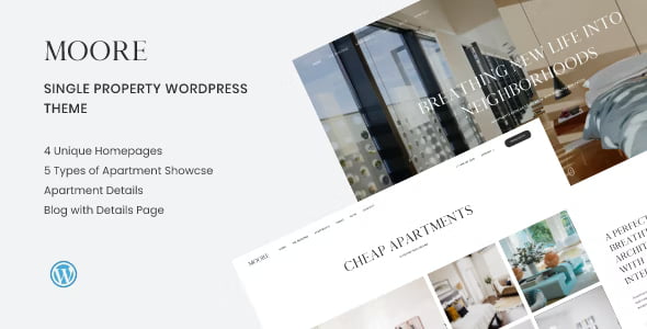 Moore Theme - Single Property WordPress Theme 1.1.6