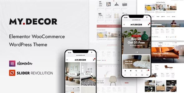 MyDecor Theme - Elementor WooCommerce WordPress Theme 1.5.5