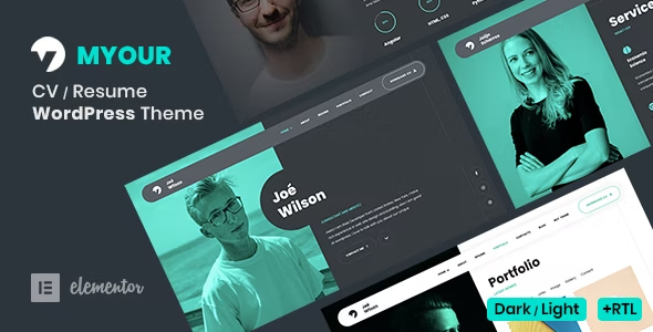 Myour Theme - CV WordPress Theme 1.5.7