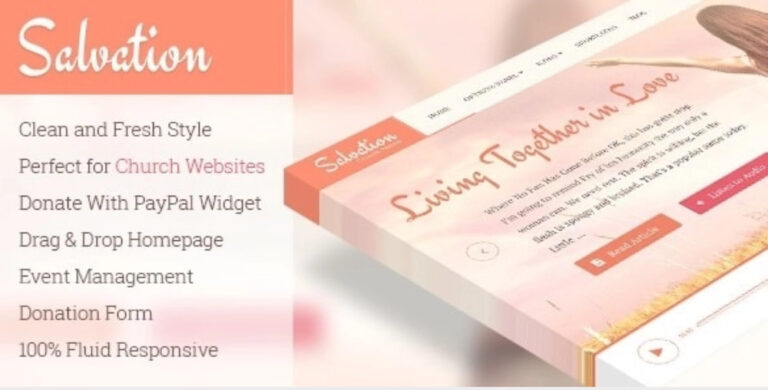 MyThemeShop Salvation Theme – Responsive Church WordPress Theme 1.2.11