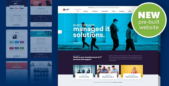 Nanosoft Theme - WP Theme for IT Solutions and Services Company 1.3.0