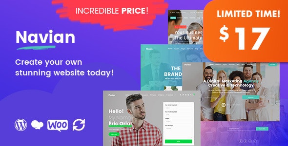 Navian Theme - Multi-Purpose Responsive WordPress Theme 1.5.4