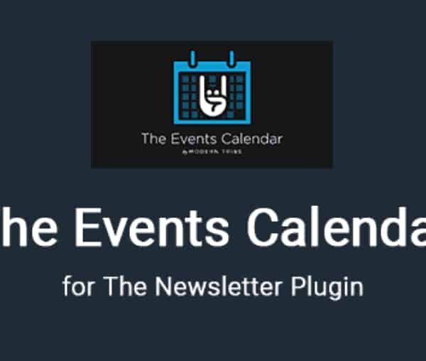 Newsletter The Events Calendar Addon 1.5.5