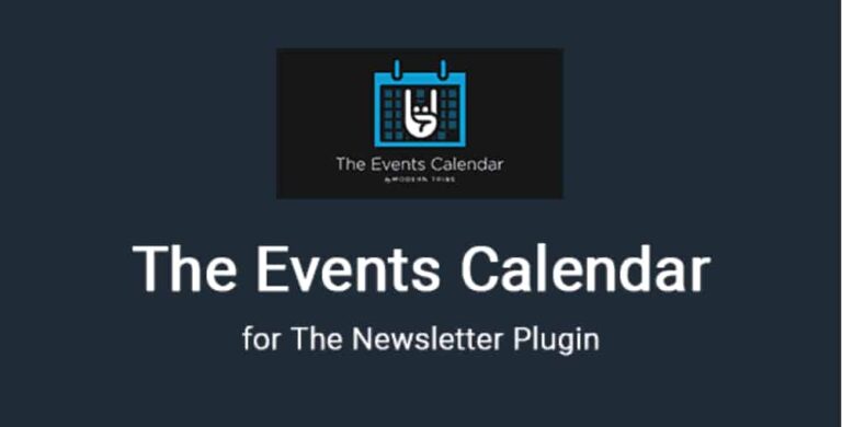 Newsletter The Events Calendar Addon 1.5.5