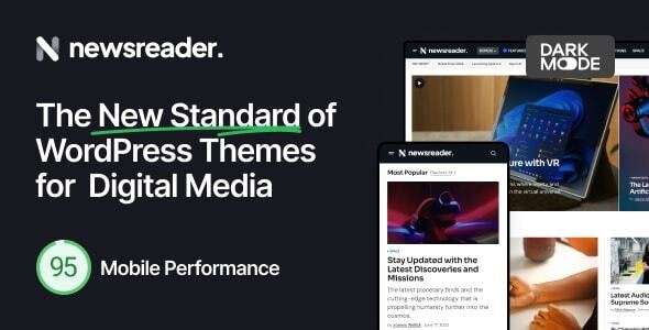 Newsreader Theme - Revolutionary WordPress Theme for Digital Media 1.1.2