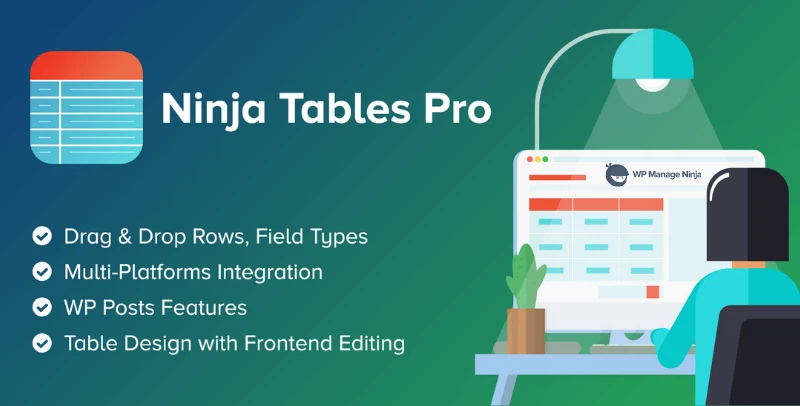 Ninja Tables Pro The Fastest and Most Diverse WP DataTables Plugin 5.2.4 Ninja Tables Pro The Fastest and Most Diverse WP DataTables Plugin 5.2.4