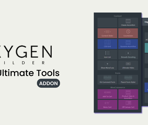 Oxy Ultimate Tools – Addon for Oxygen Builder 1.6.14