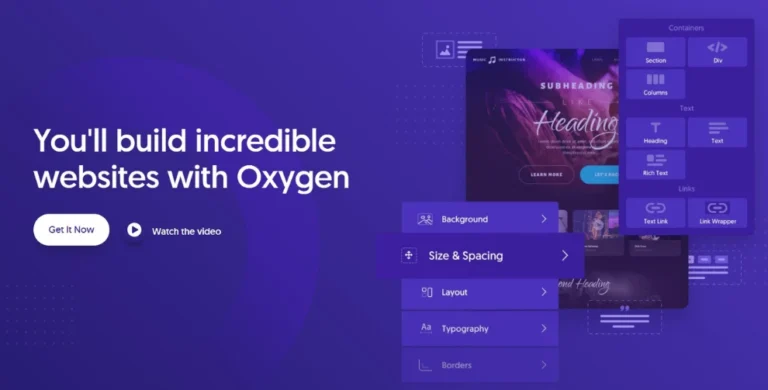 Oxygen Builder The Visual Website Builder With Addons 4.9.5