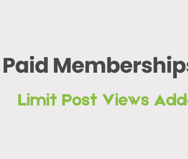 Paid Memberships Pro Limit Post Views Addon 1.0.2