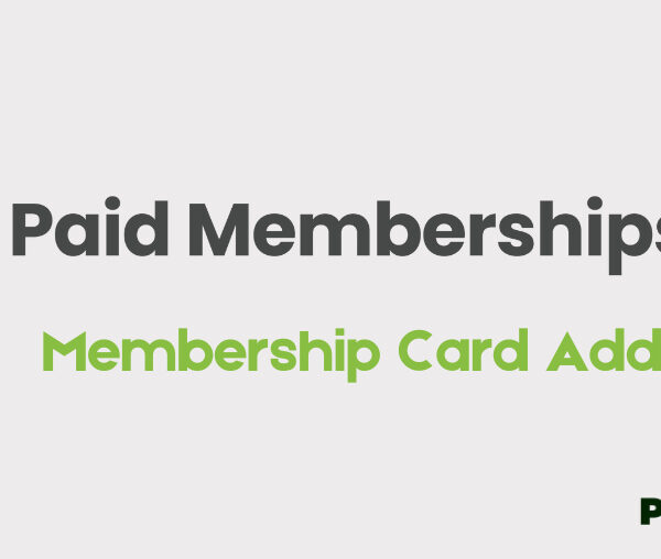 Paid Memberships Pro Membership Card Addon 1.2