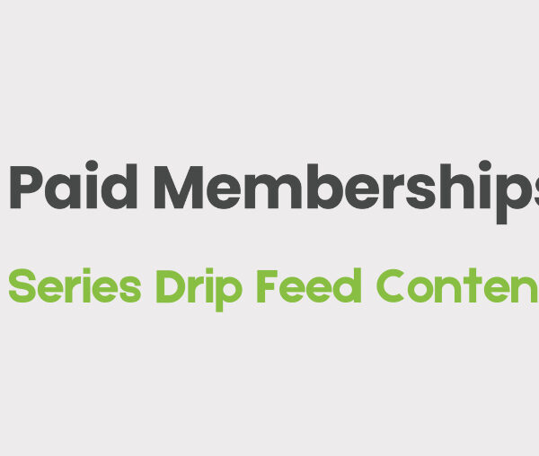 Paid Memberships Pro Series Drip Feed Content 1.0