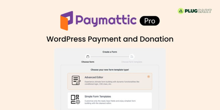 Paymattic Pro – WordPress Payment and Donation 4.6.11