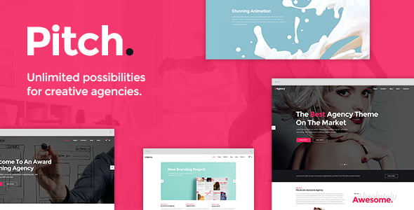 Pitch Theme - Digital Agency & Freelancer Theme 3.8
