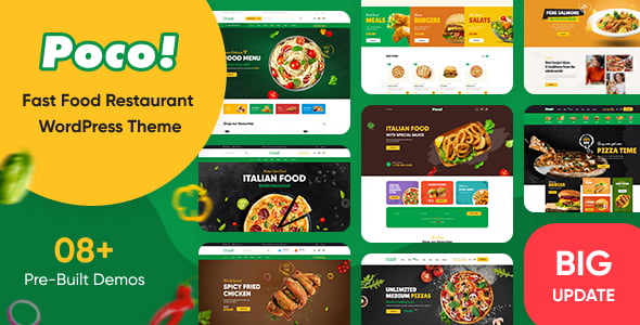 Poco Theme - Fast Food Restaurant WordPress Theme 2.2.6