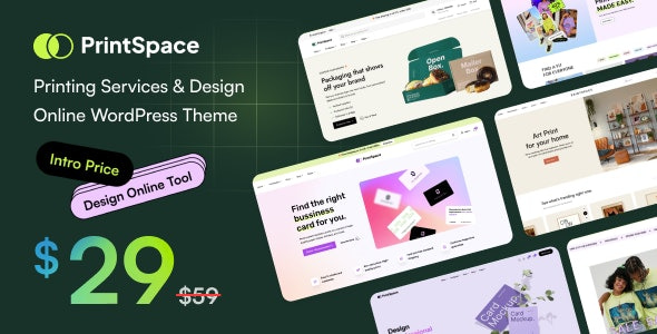 PrintSpace theme - Printing Services & Design Online WooCommerce WordPress theme 1.4.1