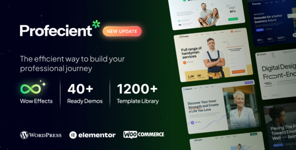 Profecient Theme - Multipurpose Elementor Business & WooCommerce WordPress Theme 1.1.2