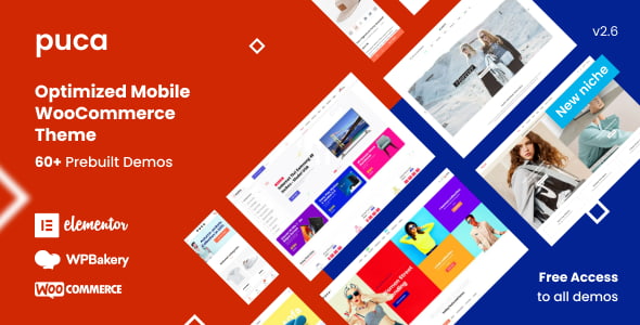 Puca Theme - Optimized Mobile WooCommerce Theme 2.6.40