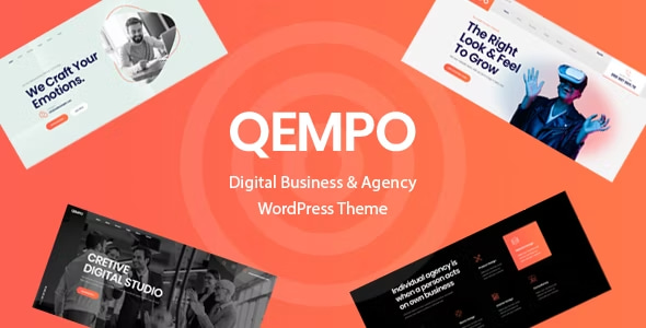 Qempo Theme - Digital Agency Services WordPress Theme 1.4.2