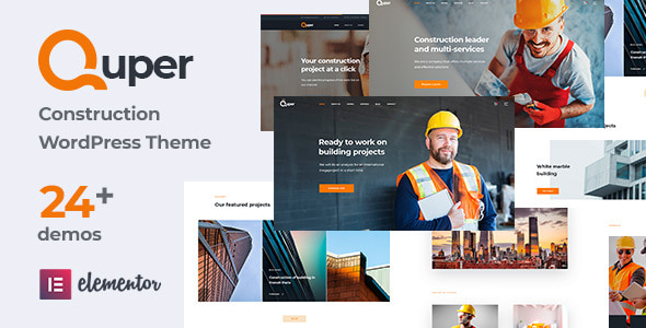 Quper Theme | Construction and Architecture WordPress Theme 1.23