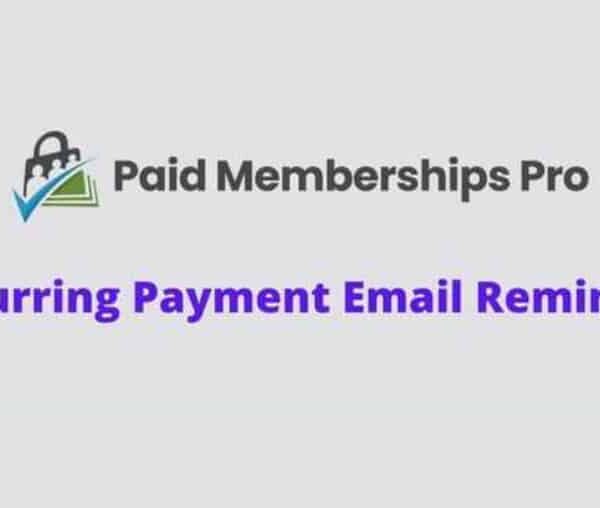 Recurring Payment Email Reminders Addon – Paid Memberships Pro 1.0