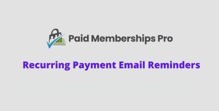Recurring Payment Email Reminders Addon – Paid Memberships Pro 1.0