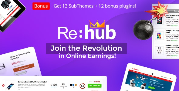 REHub Theme - Price Comparison, Multi Vendor Marketplace Wordpress Theme 19.9.9.4