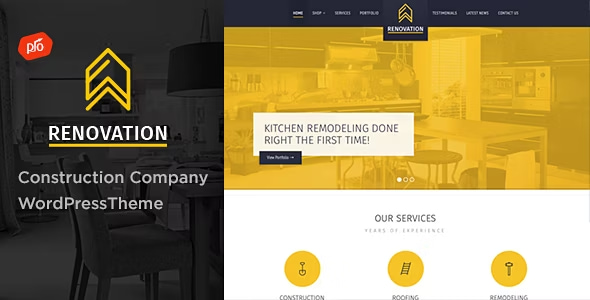 Renovation Theme - Construction Company Theme 4.6.2