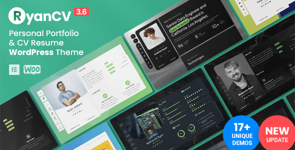 RyanCV Theme - Personal Portfolio Resume Theme 3.9.1